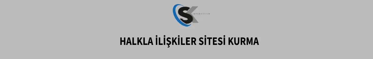 Halkla İlişkiler Sitesi Kurma