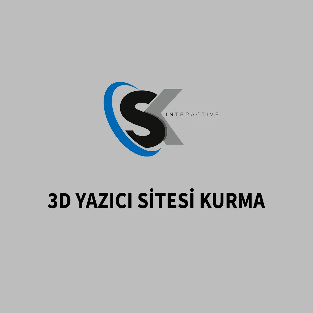 3D Yazıcı Sitesi Kurma