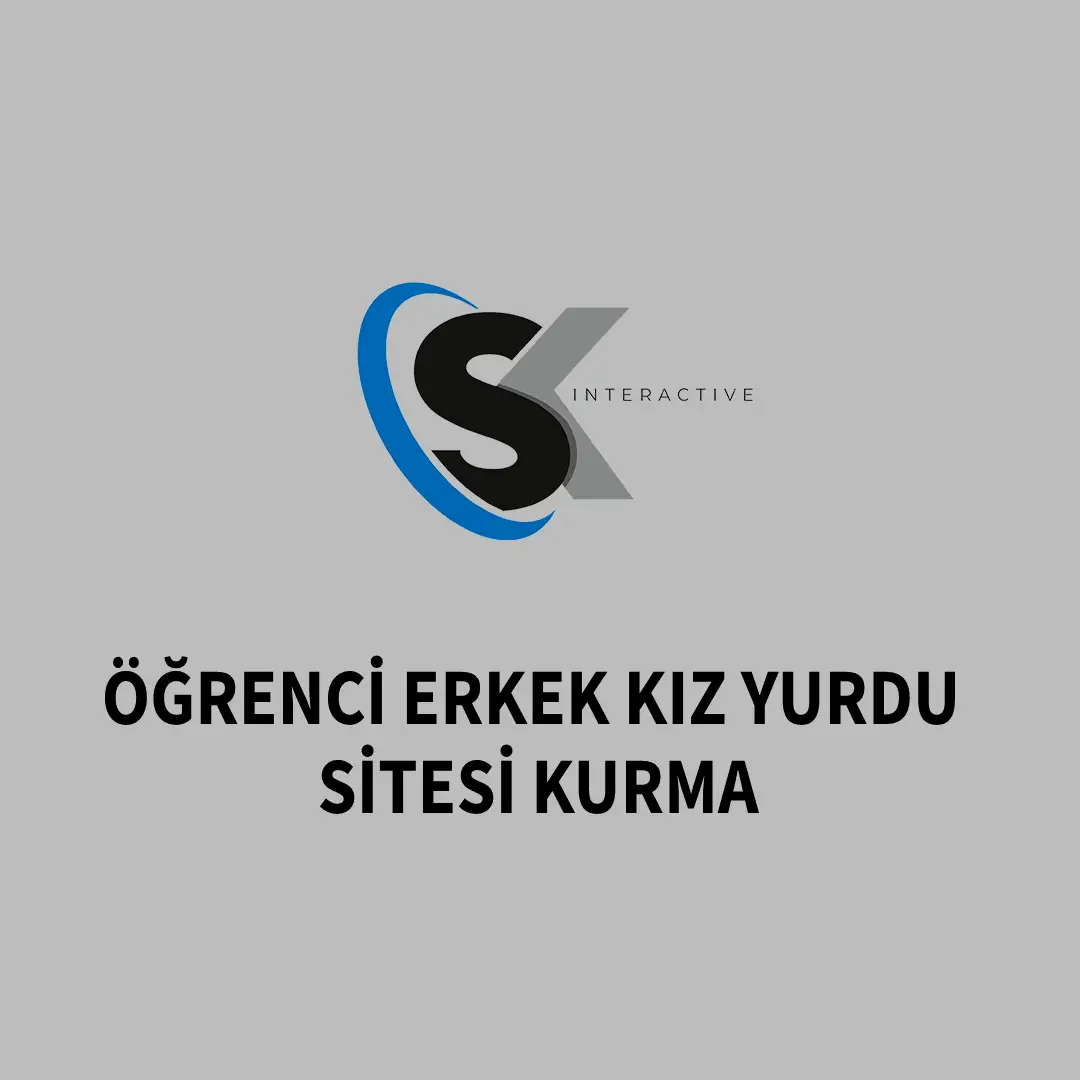 Öğrenci Erkek Kız Yurdu Sitesi Kurma